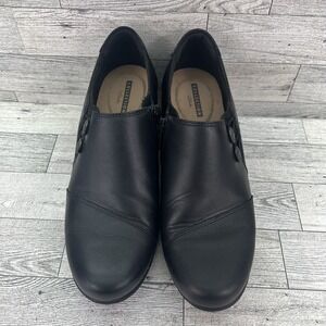 Clarks Womens Size 7.5 M  Emslie Warren Slip-On Loafer Ankle‎ Bootie Boot Shoe